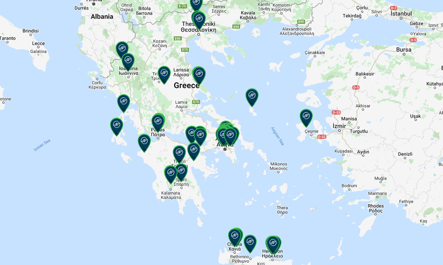 Stathmoi fortisis map