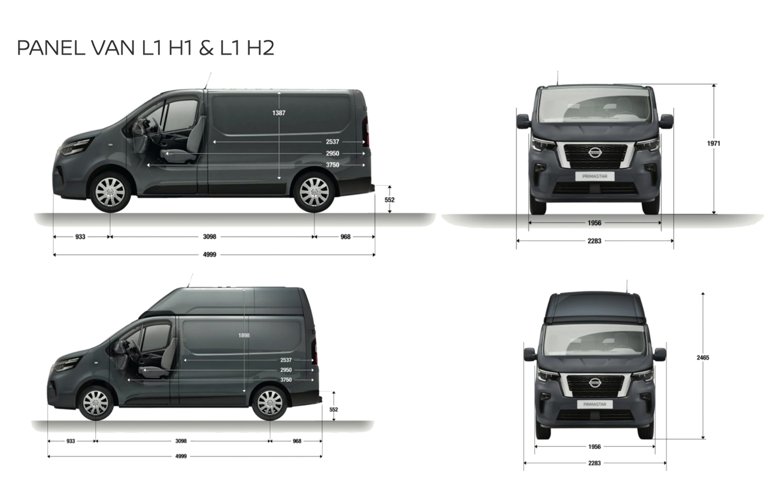 Nissan Primastar L1 H1 van image